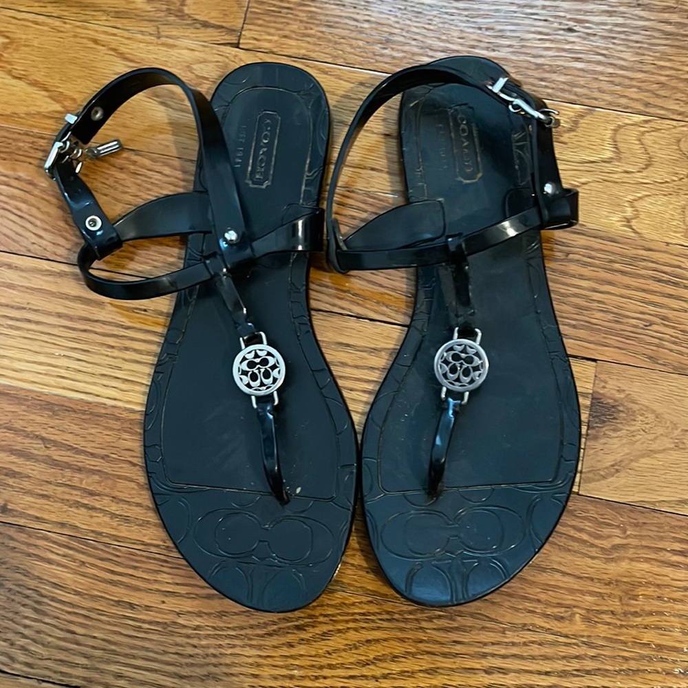 Coach strappy sandals- size 6